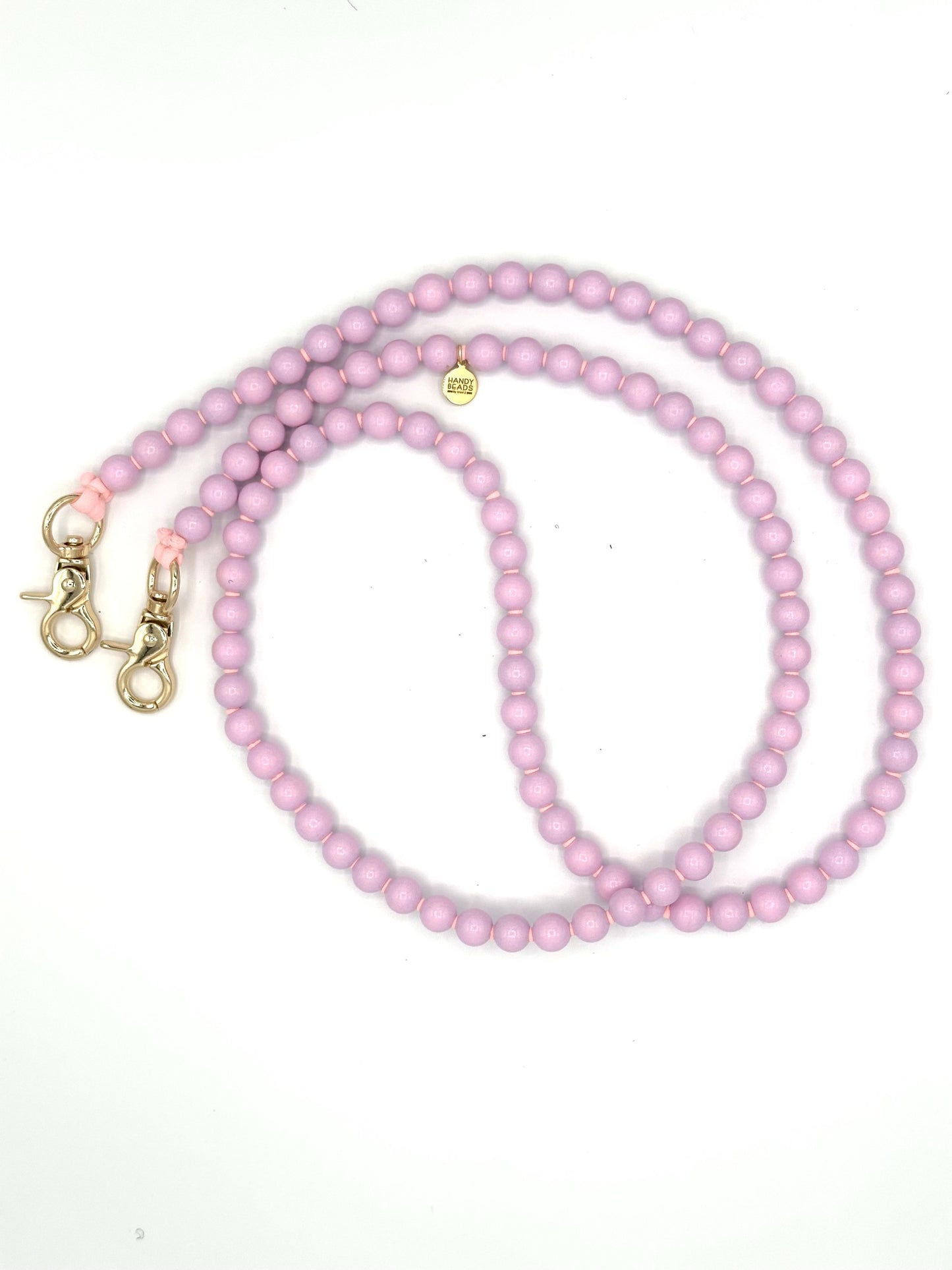 Phone Case with Beaded Chain - Pink