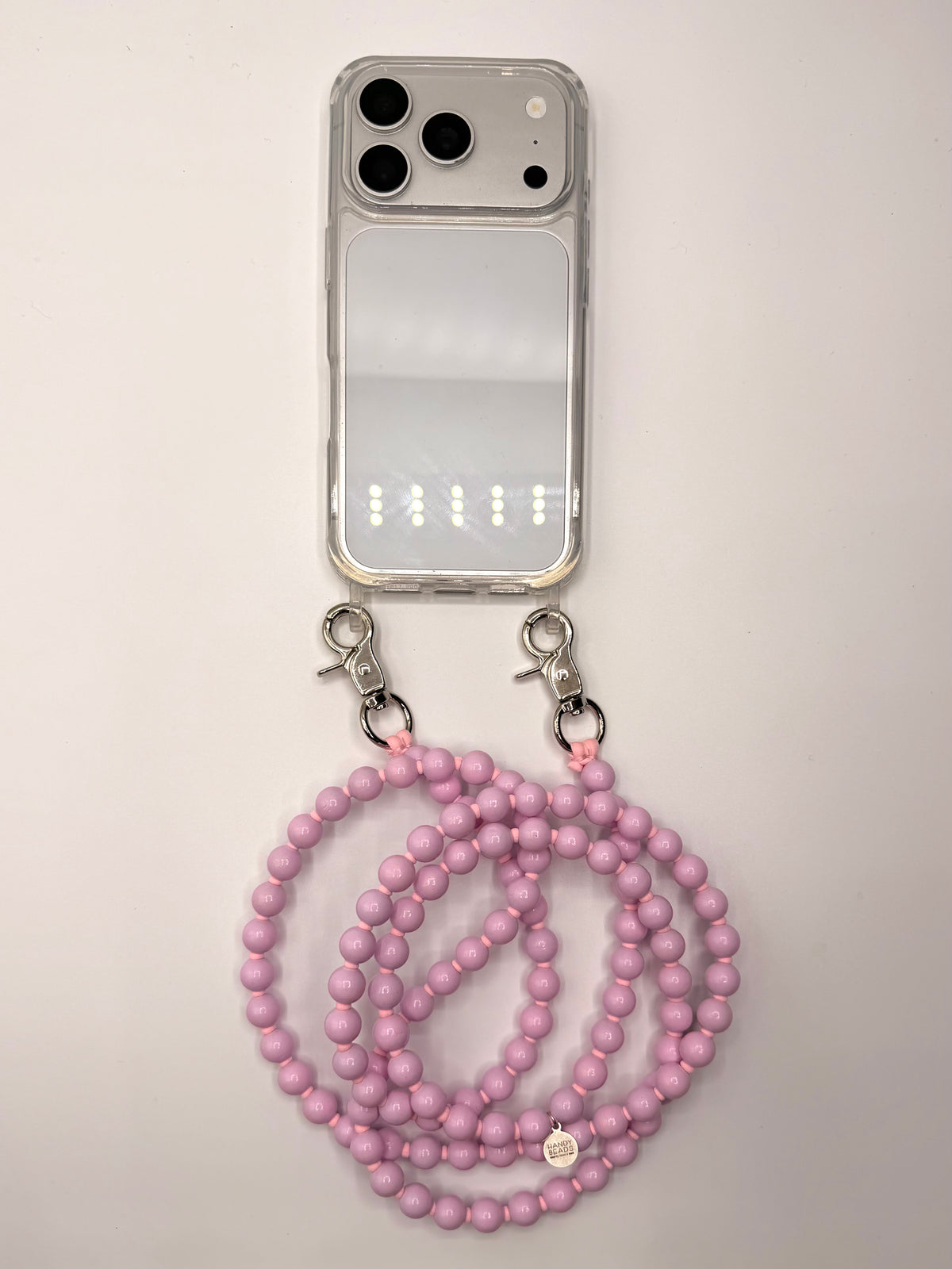 Beaded Phone Chain - Pink