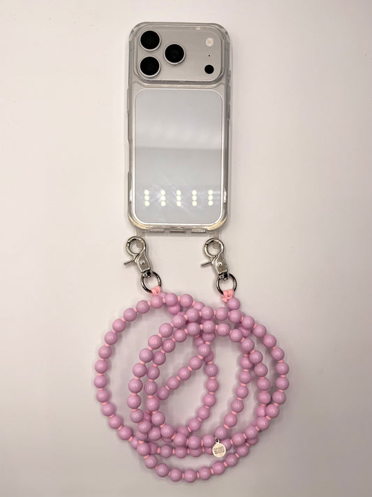 Beaded Phone Chain - Pink