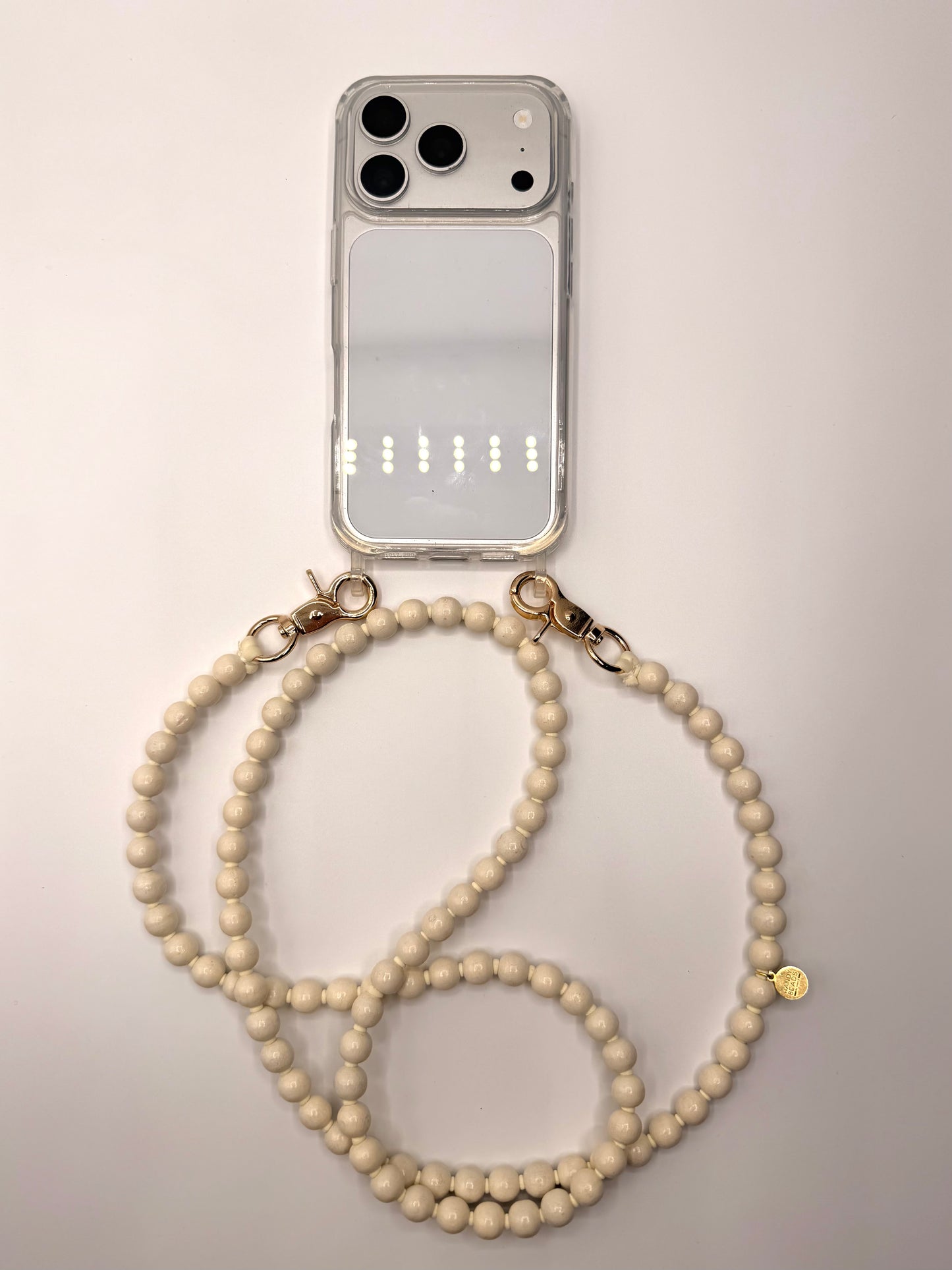 Beaded Phone Chain - Opal