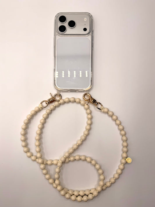 Beaded Phone Chain - Opal