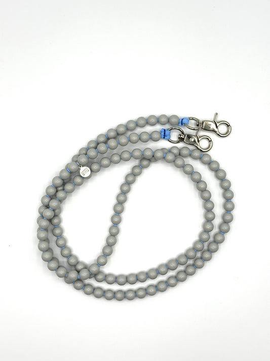 Cellphone Chain - Grey with Light Blue