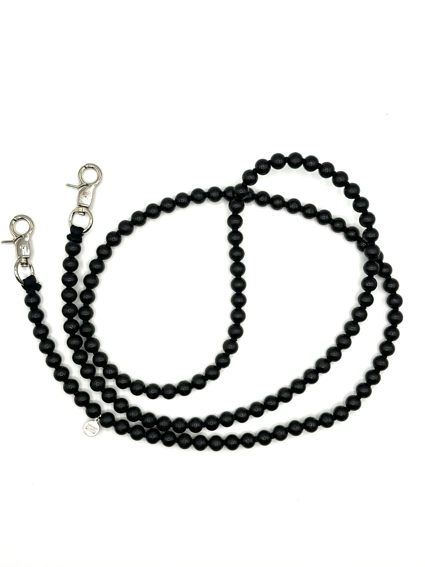 Phone Case with Beaded Chain - Black